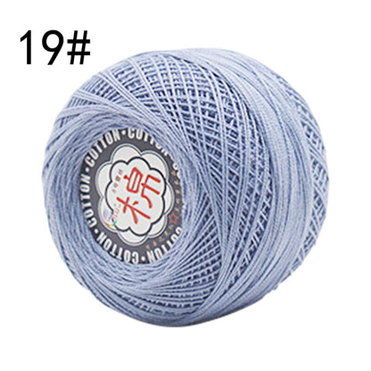 Hot Sale 50g Soft Cotton Thread Yarn Knitting Crochet Lace Embroidery Yarn