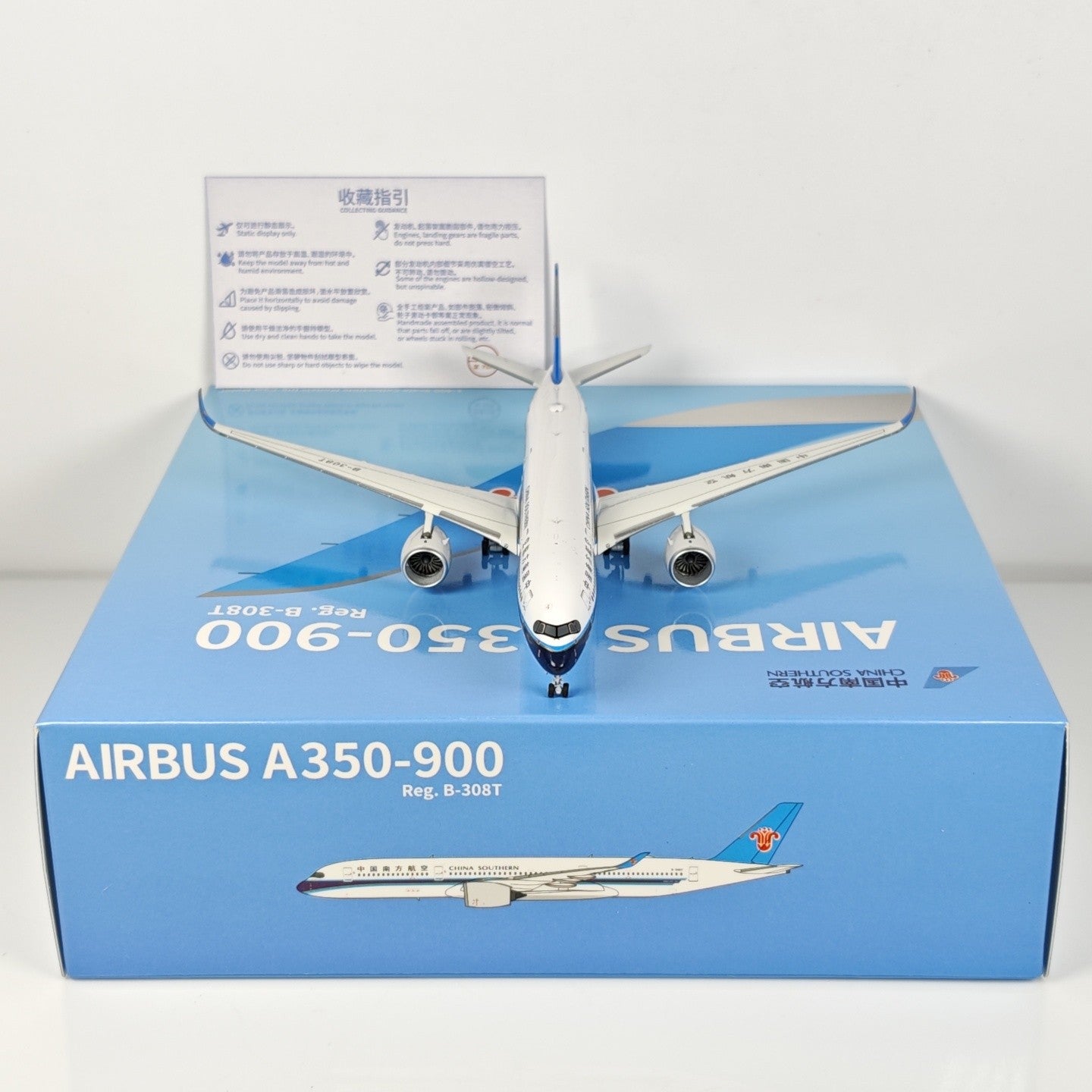 1:400 NGmodels China Southern Airbus A350-900 Passenger Diecast Airplane Model