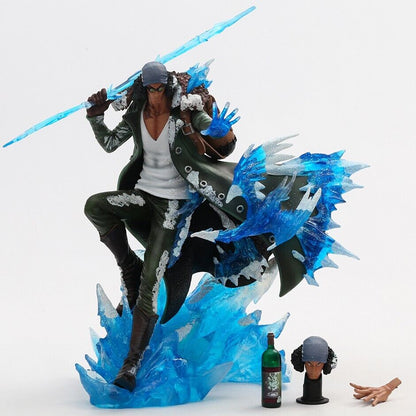 Anime One Piece Kuzan PVC Actionfigur Modell GK Statue Sammlerstück Spielzeug 2 Köpfe-