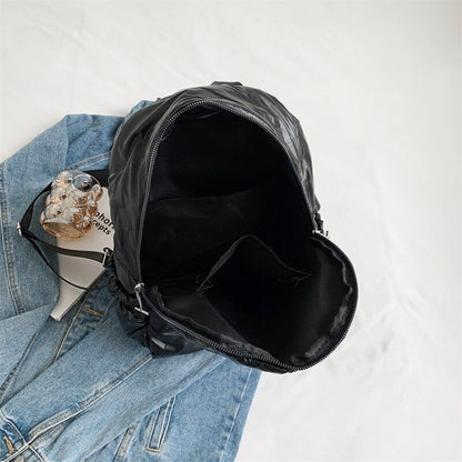 Space Down Backpack Women Minimalist Backpacks Traveling Back Bags 27*35*12 CM