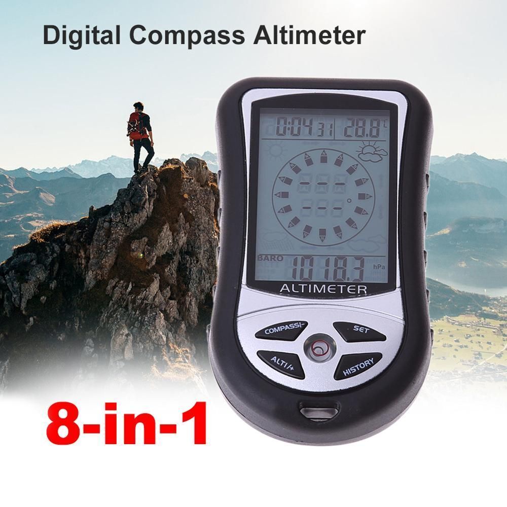 Survival Compass Outdoor Camping Hiking Climbing Navigation Tracker Portable 1PC