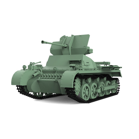 1/160 N Scale Railway Military Model Kit German Flakpanzer I Ausf. A SPAA