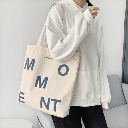 Canvas Totes Large Shoulder Bags Shopping Purse Handbag Tote Pouch 42*38 CM Bags