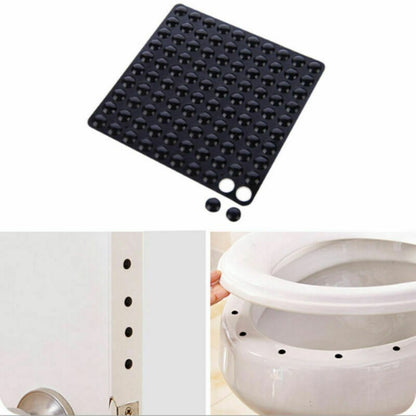 100 PCS Self-Adhesive anti collision Rubber Feet Small Round Bumpers 8mm H