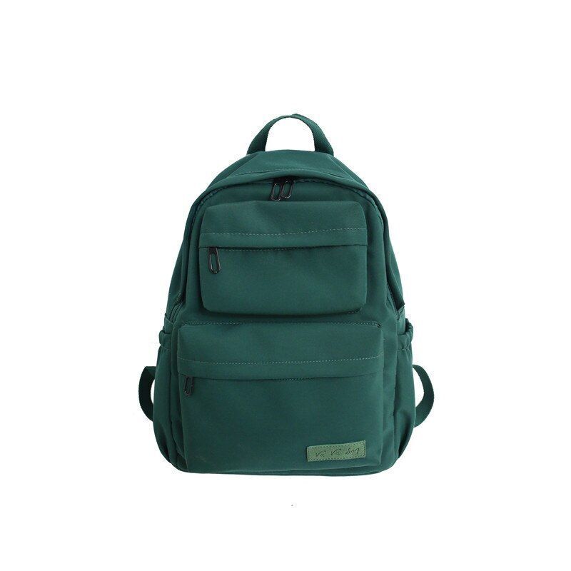 Waterproof Nylon Backpack Multi Pocket Travel School Bags Nylon Polyester Zipper