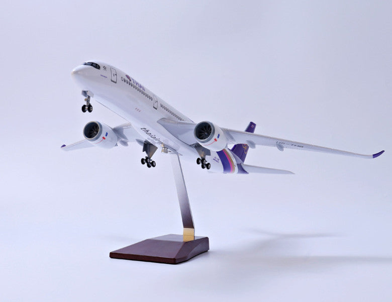 47CM 1:142 THAI AIRBUS A350 Airplane Landing Gears Resin Plane Aircraft Model