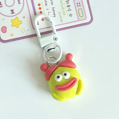 Sausage Big Mouth Monster Key Chain Doll Pendant Key Ring Charms Car Bag Decor