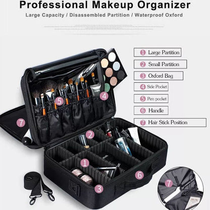 Makeup Cosmetic Bag Waterproof Case Organizer Large Storage Traveling Pouch Bags