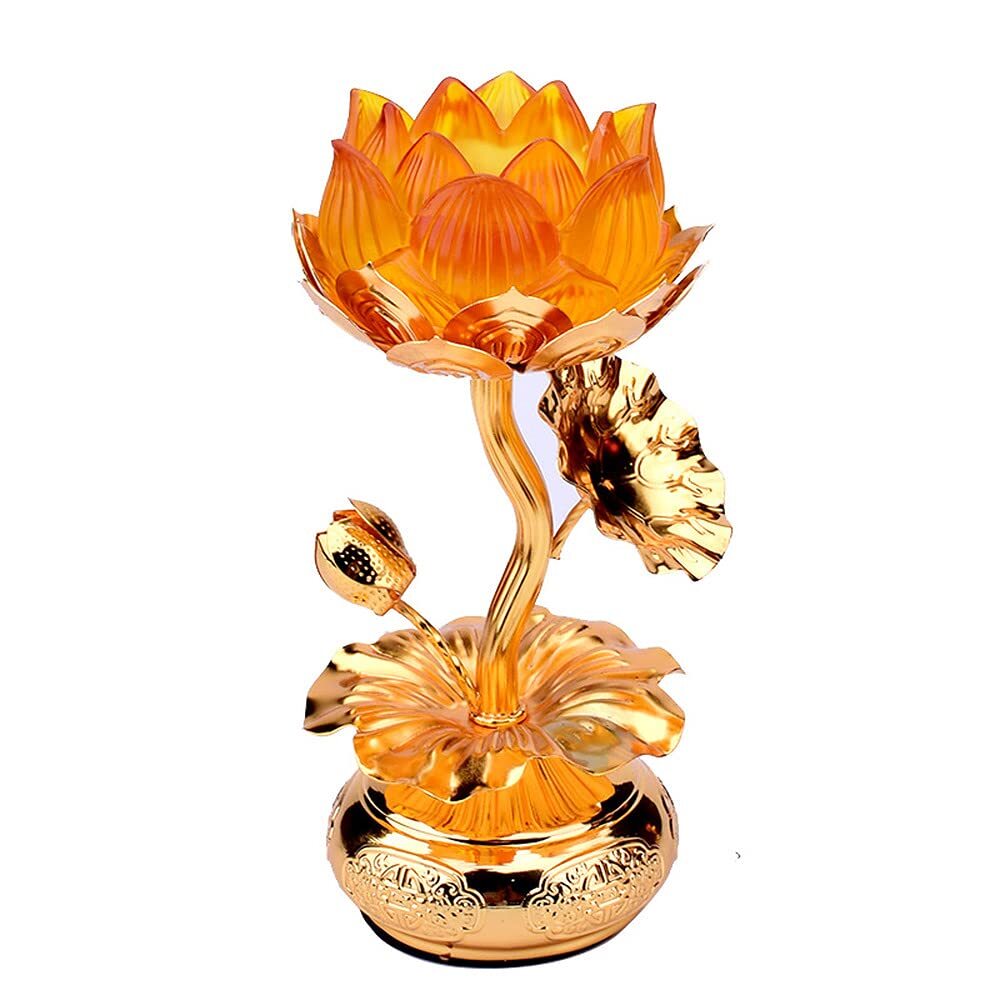 1pc Creativity Lotus Candle Holder Buddha Candlestick Retro Home Decoration