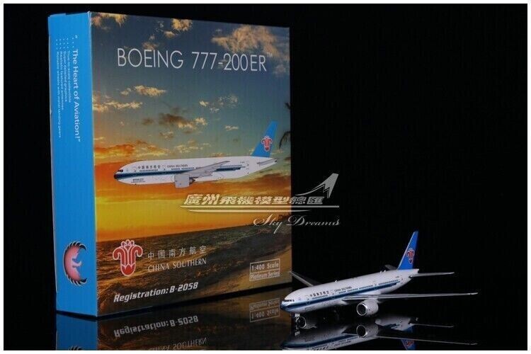 1:400 Phoenix CHINA SOUTHERN BOEING 777-200ER Passenger Airplane Diecast Model