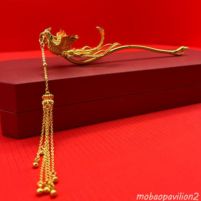 New Bride Phoenix Hairpin Ancient Style Han Costume Retro Wedding Headdress