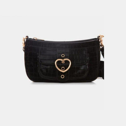 Shoulder Bag Synthetic Leather Crossbody Bag Coin Purse Handbag Wallet 23*12*3CM