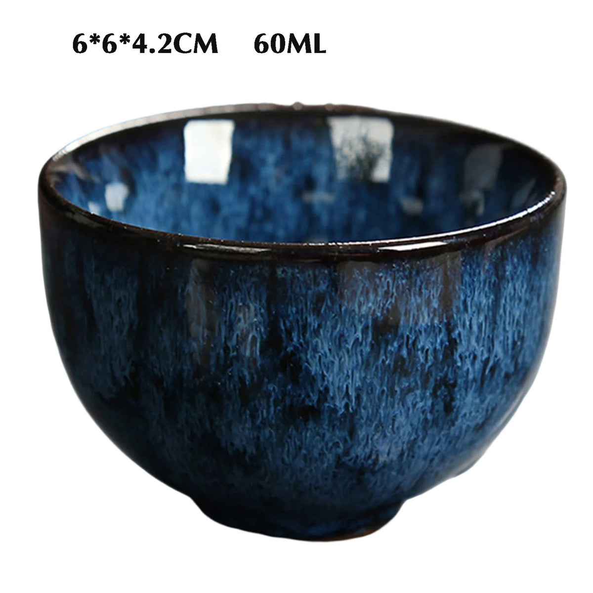 60ml Ceramic Tea Cup Espresso Coffee Colorful Chinese Ceramic Beer Hot Drinks