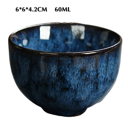 60ml Ceramic Tea Cup Espresso Coffee Colorful Chinese Ceramic Beer Hot Drinks