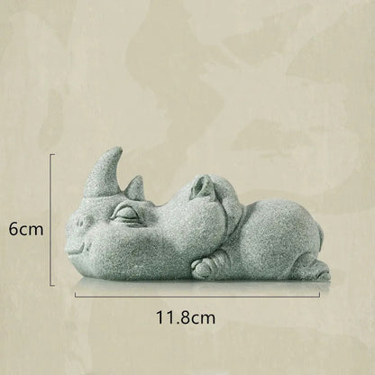 Chinese Stone Tea Pet Ornaments Toad Tea Figurine Sculpture Teaware Accessorie