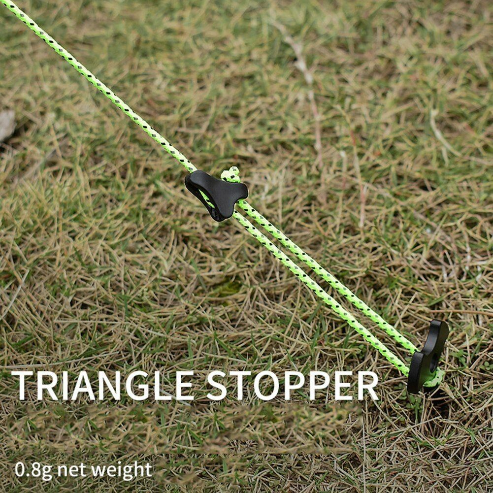 10/20Pcs Tent Awning Rope Buckles Fastener Adjuster Non-Slip Cord Camping Tools