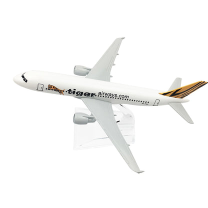 1/400 16cm Singapore Tiger A320 Alloy Plane Aircraft Model Diecast Airplane q