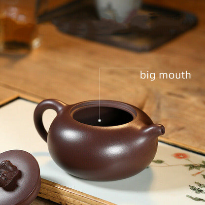 Chinese yixing zisha Pottery Clay Handmade Pixiu Beast Animal Teapot Tea Pot