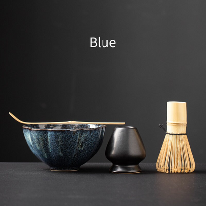 Ceramic Matcha Kit Matcha Bowl and Bamboo Whisk
