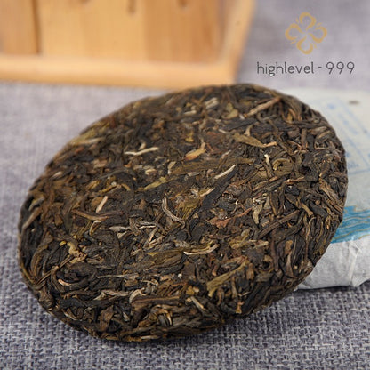 100g Raw Pu'er Tea Cake Yunnan Yiwu Wanggong Early Spring Aged Dried Leaf Tea