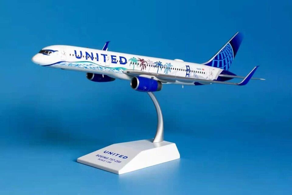 1:200 24cm JC Wings UNITED BOEING 757-200 Passenger Airplane Diecast Plane Model