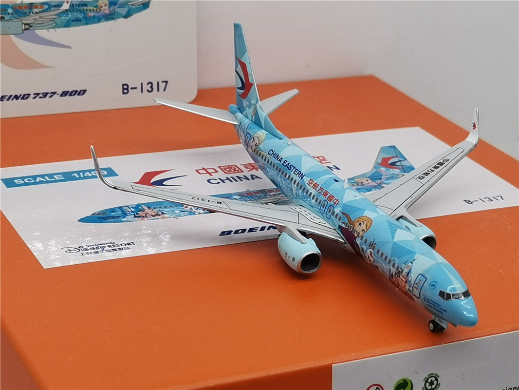 1:400 JC Wings CHINA EASTERN B737-800 Passenger Airplane Diecast Aircraft Model