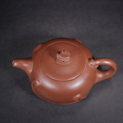 Chinese Yixing Zisha Clay Handmade Exquisite Teapot（一帆风顺 底款：顾景舟）