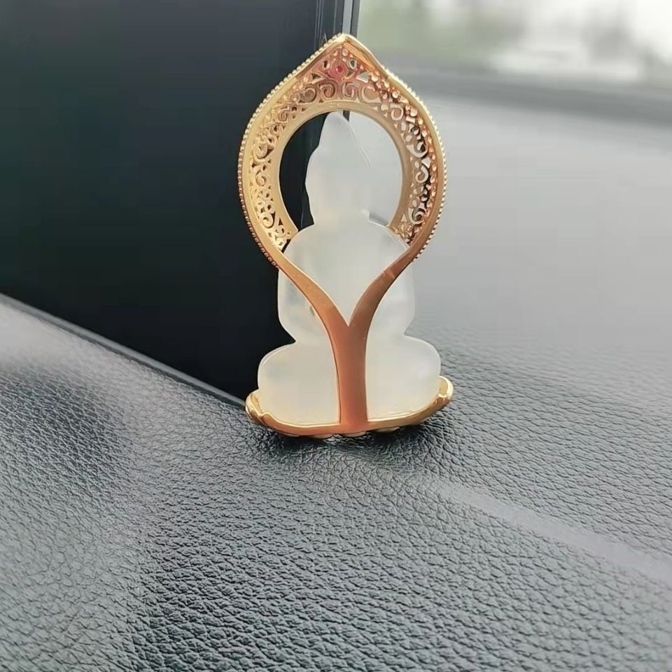 Buddhist Accessories Glass Guanyin Bodhisattva Pendant Necklace Pendant