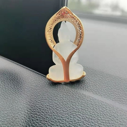 Buddhist Accessories Glass Guanyin Bodhisattva Pendant Necklace Pendant