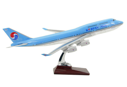 47CM 1:150 KOREAN AIR BOEING 747-400 Passenger Airplane Resin Aircrarft Model