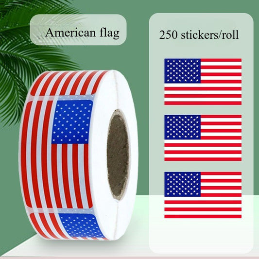 US Flag Face Sticker World Cup Sports Sticker