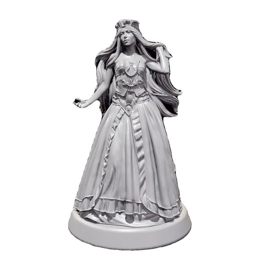 1/24 resin figure model 3D printing of fantasy kingdom princess unassembled