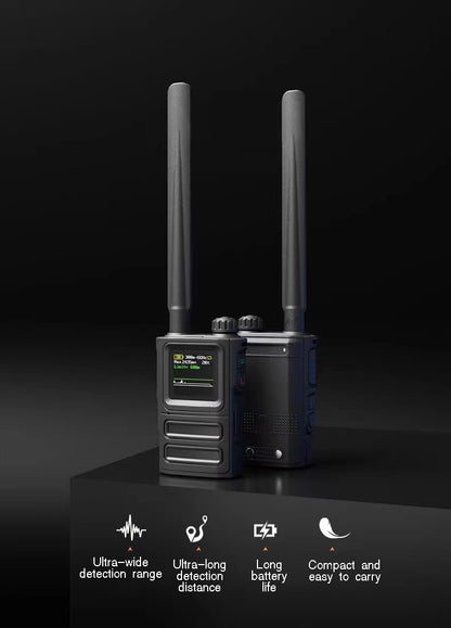 S10 Handheld Drone Alarm - 300MHz-6GHz 1KM Detection System