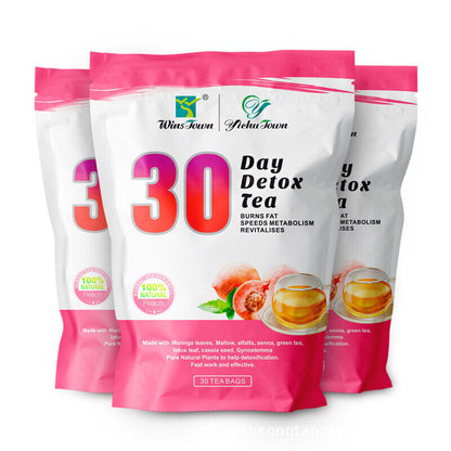 30 Day Detox Tea Fruit Fat Loss Tea Slimming Tea Peach Tea 90g