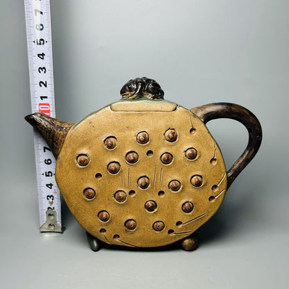 Vintage Chinese Yixing Purple Clay Teapot Zisha Ceremony Fashion Gift Teaware