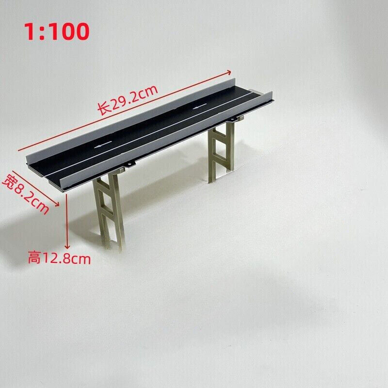 1/64 /150 Scale Diorama City Highway Street Road Bridge Model Scene Viaduct Toys