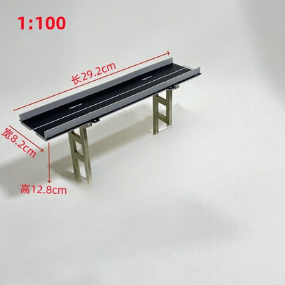 1/64 /150 Scale Diorama City Highway Street Road Bridge Model Scene Viaduct Toys