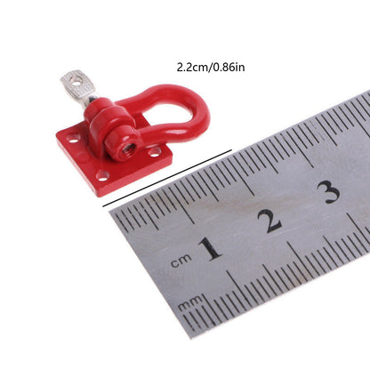 2*Trailer Hook Shackles Buckle For 1/16 WPL B14 B24 C14 RC Car Military Truck