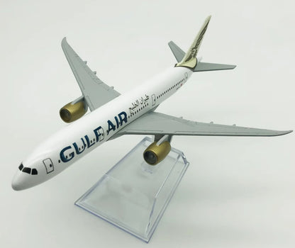 16CM GULF AIR BOEING 787 Passenger Aircraft Plane Diecast Airplane Model