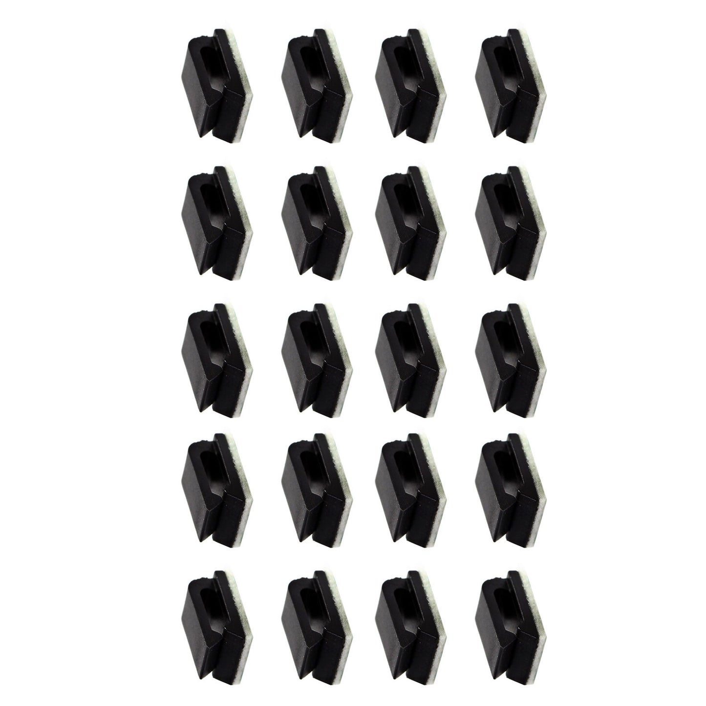 20Pcs Wire Tie Cable Clamp Clip Holder Self-adhesive For Car DVR Detector GPS
