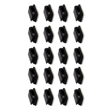 20Pcs Wire Tie Cable Clamp Clip Holder Self-adhesive For Car DVR Detector GPS