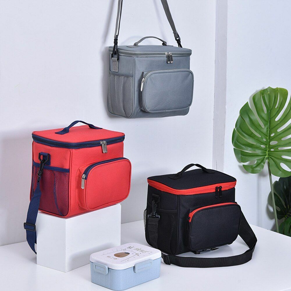 Portable Picnic Bag Thermal Lunch Box Handbag Waterproof School Food Storage Bag