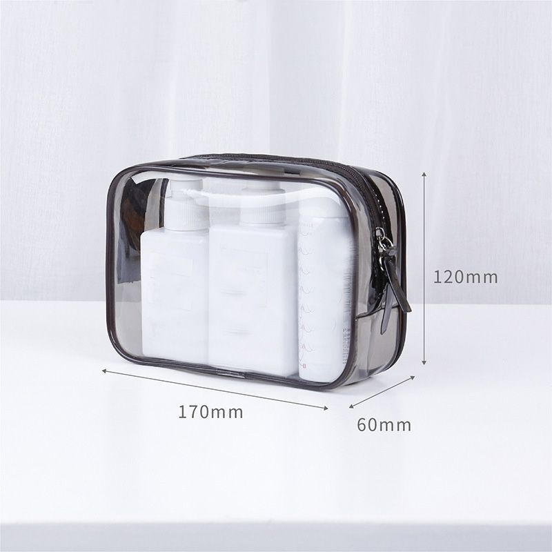 Transparent Cosmetic Bag Travel Organizer PVC Waterproof Clear Makeup Case Pouch