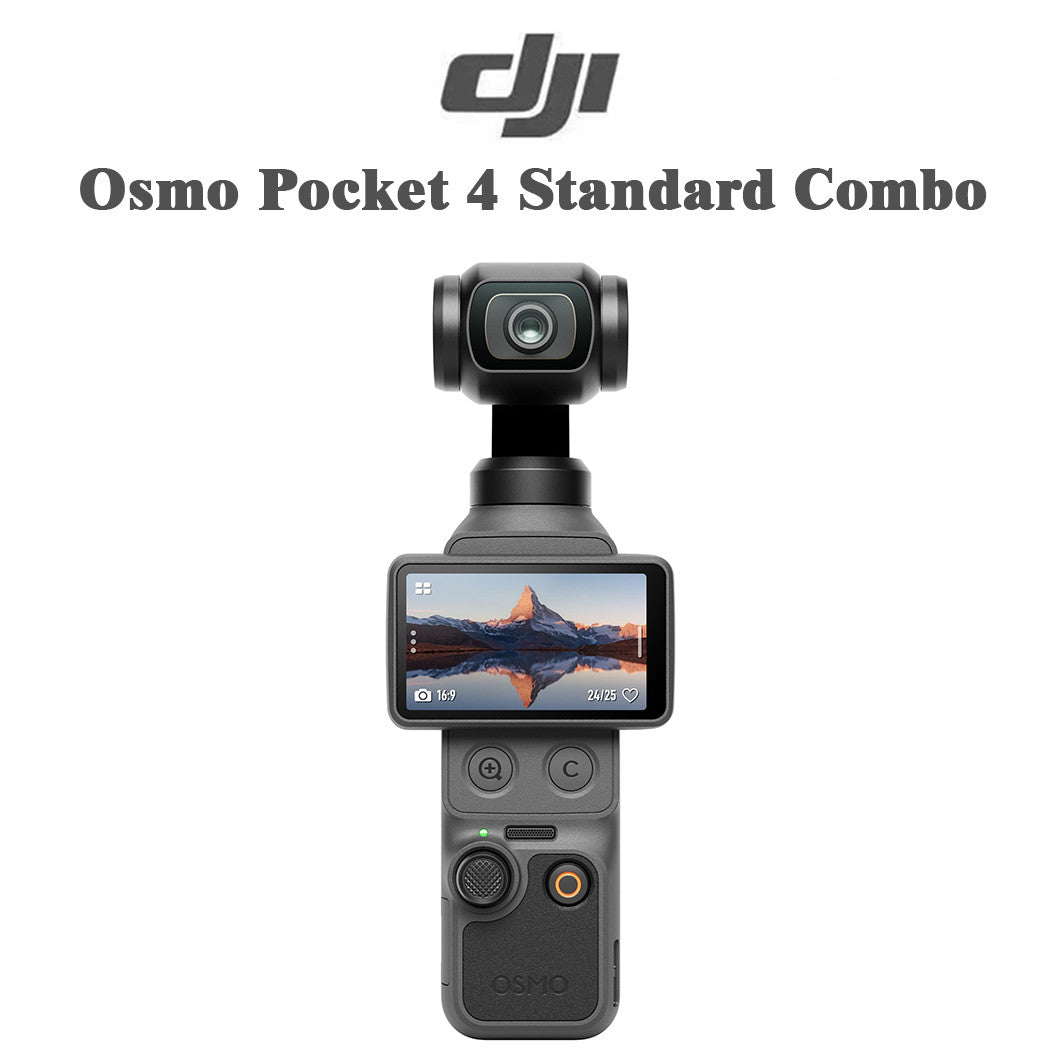 DJI Osmo Pocket 4 Standard Combo 4K Gimbal Camera Vlog Handheld Stabilizer