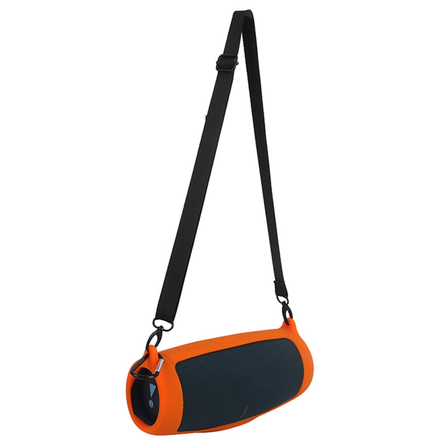 Orange Bluetooth Speaker Silicone Cover Cushion With Strap For JBL Charge 5 c