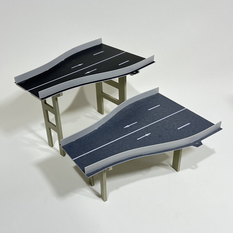 1/64 /150 Scale Diorama City Highway Street Road Bridge Model Scene Viaduct Toys