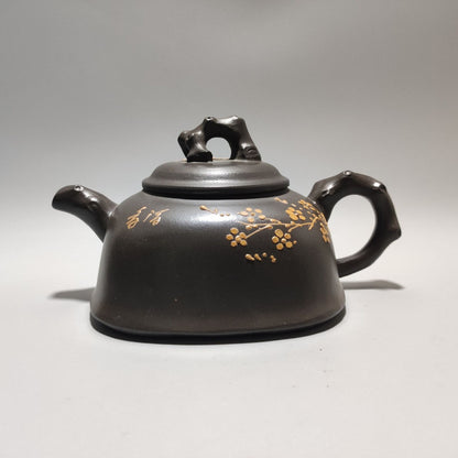 Vintage China Yixing Purple Clay Teapot Zisha Ceremony Nice Plum Blossom Teaware