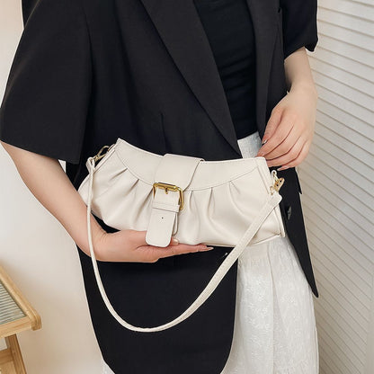 Handbags Retro Synthetic Leather Shoulder Underarm Bag 32x13x6 Cm Strap 61Cm 1PC