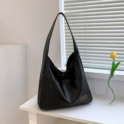 PU Leather Shoulder Bag Messenger Bag Tote Bag Large Capacity Handbags Casual
