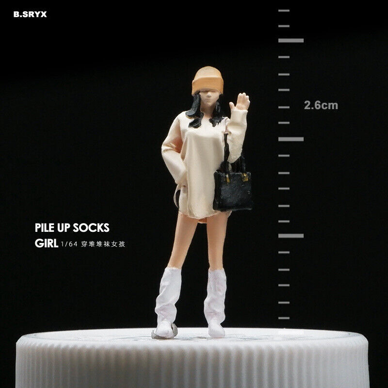 City Street Person Doll Scene Prop Model 1/64 Figure Model For Model Car